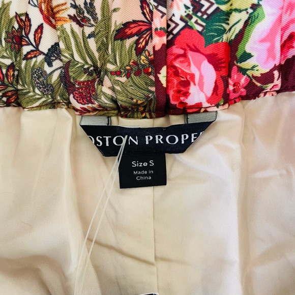 Boston Proper Size S Patchwork Palazzo High Waisted pants - Picture 2 of 13